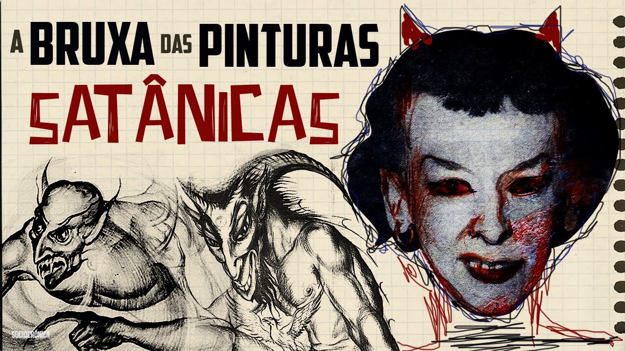 a BRUXA PERSEGUIDA pelas PINTURAS 