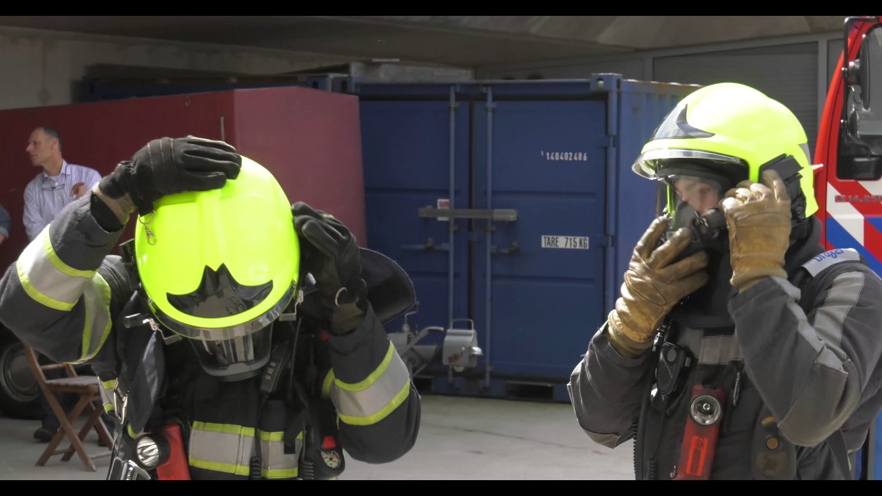 Fire department The Netherlands - practical test breathing air | Praktijktest ademlucht