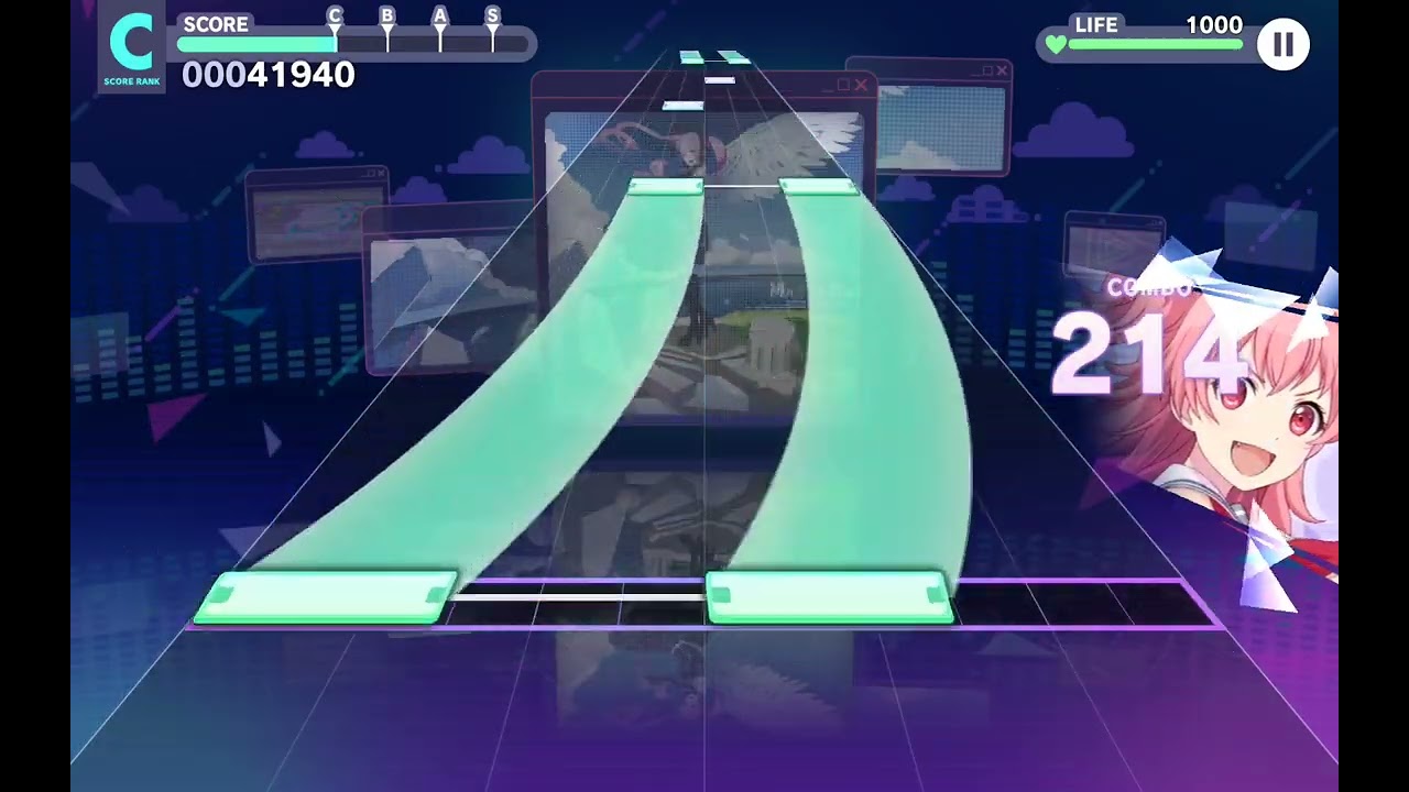 playing the intense voice of hanstus miku on harc mode (I think)