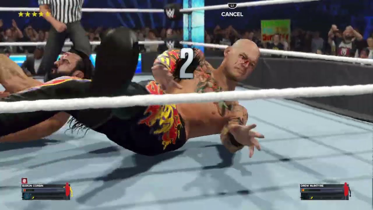 WWE 2K24 Baron Corbin vs Drew Mcintyre