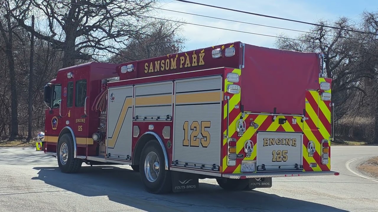 Fire units leaving from fire call (2/7/26)