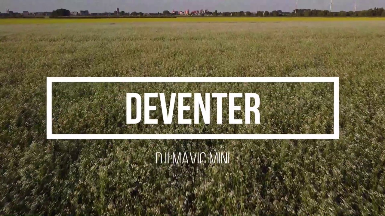 Dji Mavic Mini - Deventer and river the IJsel