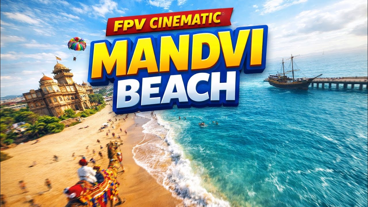 Mandvi Beach FPV | Cinematic Drone Shots from Gujarat 🌊