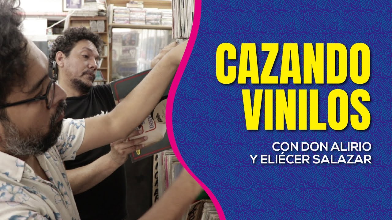 Cazando vinilos con Don Alirio y Eliécer Salazar