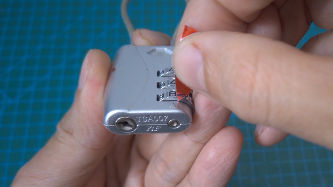 Comment ouvrir un cadenas à code si vous avez oublié le mot de passe