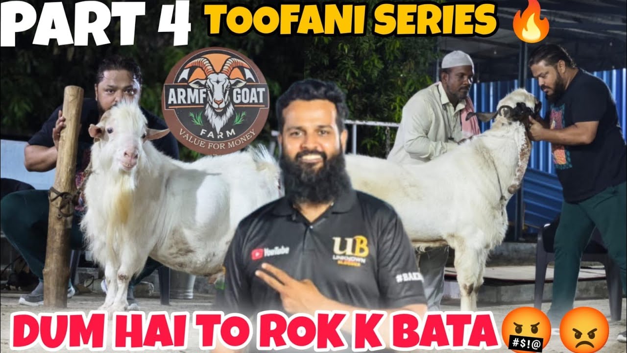 PART 4🔥TOOFANI SERIES🔥 AT ARMF GOAT FARM 🐐 BY REHMAN MISTRI HAQSE BAKREBAAZ 🐐💯DUM HAI TO ROK KE BATA