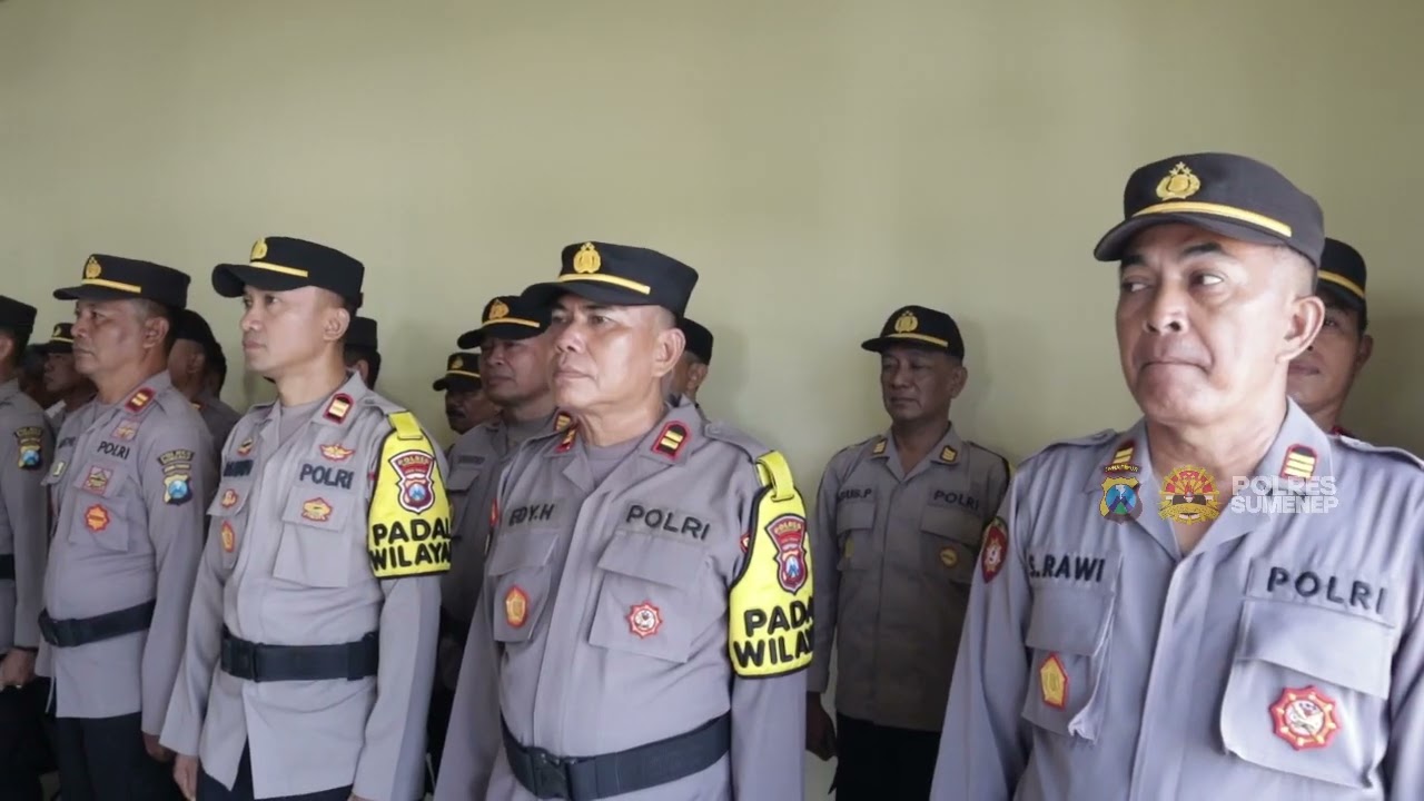 SERAH TERIMA JABATAN KAPOLSEK JAJARAN POLRES SUMENEP
