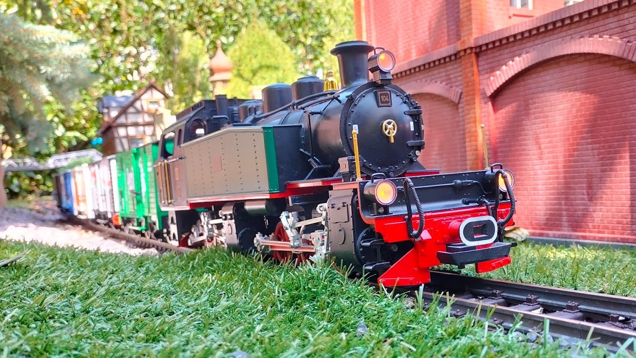 Eine Mallet auf großer Reise - 3 Tage Fahrtag auf der Esslinger Gartenbahn