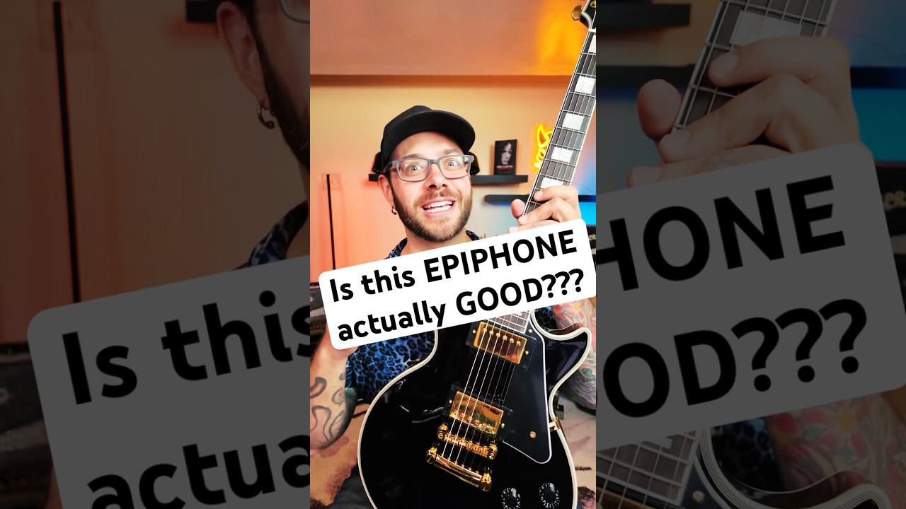 How GOOD Is The Epiphone Inspired By Gibson Les Paul Custom???