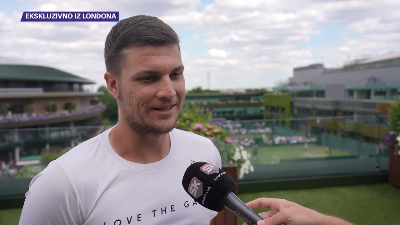 Miomir Kecmanović nakon pobede protiv De Jonga I SPORT KLUB Tenis