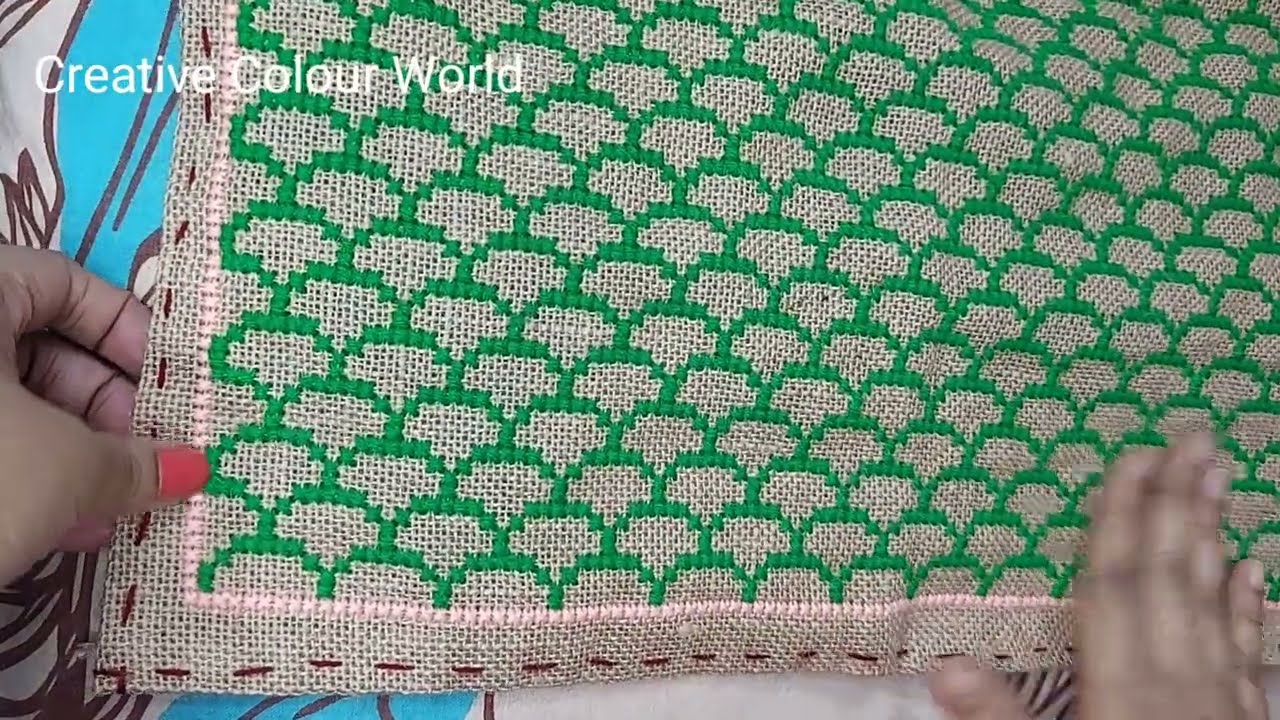 New cross stitch ason design tutorial vedio ll Creative Colour World ll