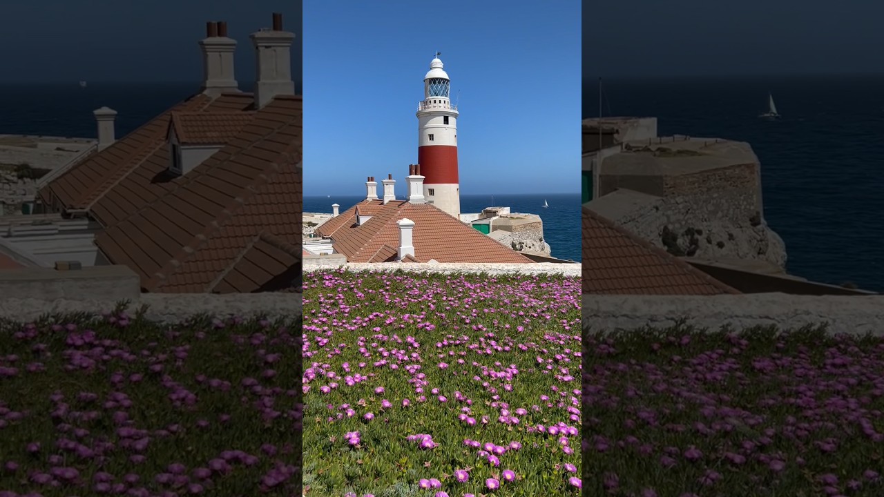 Beautiful #Gibraltar, #lighthouse , #sea