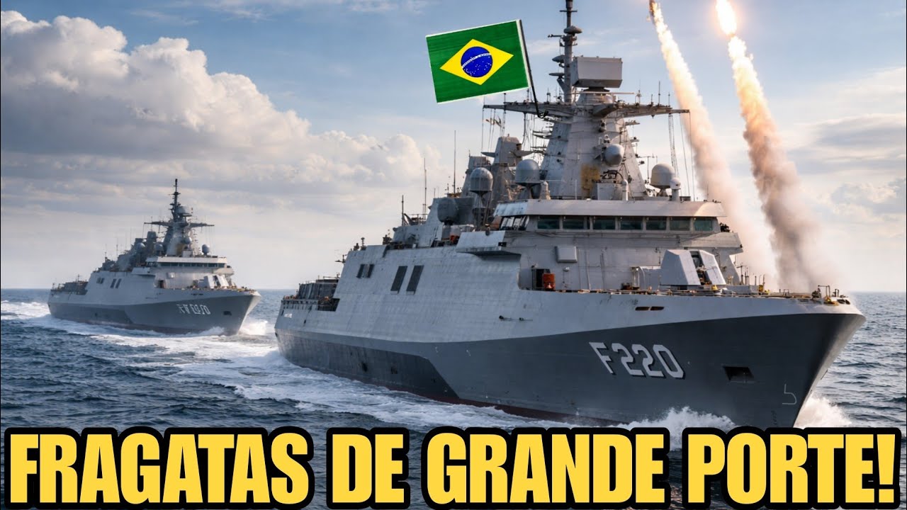 PESADAS FRAGATAS PARA O BRASIL! OPÇÃO  INDISPENSÁVEL! E MÍSSEIS DE LONGO ALCANCE