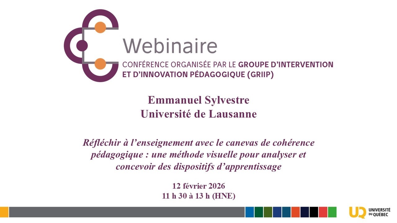 Réfléchir à l’enseignement avec le canevas de cohérence pédagogique