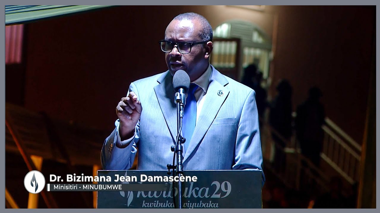 Ijambo rya Minisitiri Bizimana mu muhango wo kwibuka | Nyanza - Kicukiro