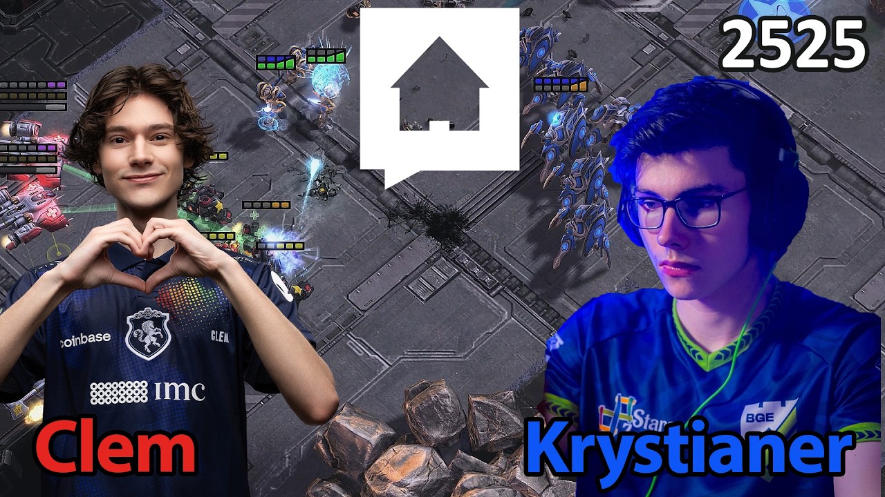 EX-WELTMEISTER MIT DABEI 😅 - 🇫🇷 Clem (T) vs 🇵🇱 Krystianer (P) - HomeStory Cup XXVIII - SC2 - 2525