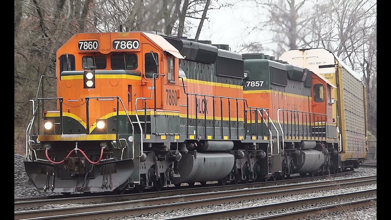 RARE - Pair of HLCX Ex - BNSF SD40-2's Leading CSX