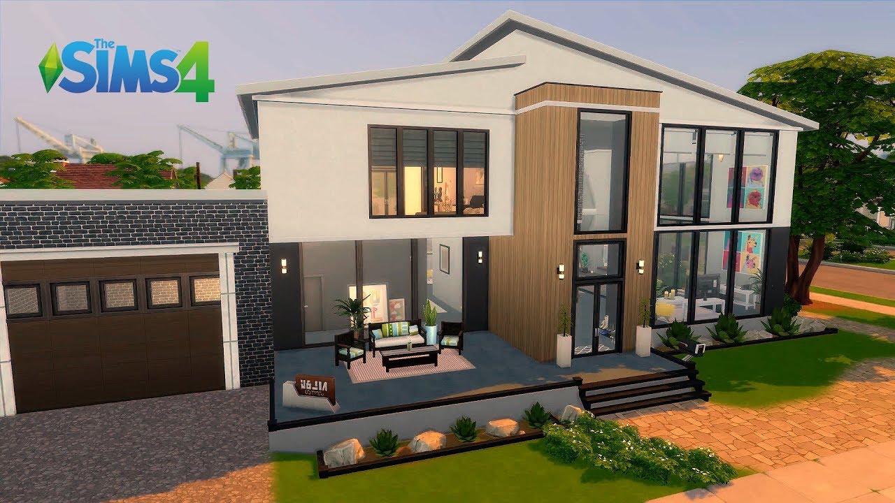 Modern House I Base Game I No CC I Stop Motion I The Sims 4