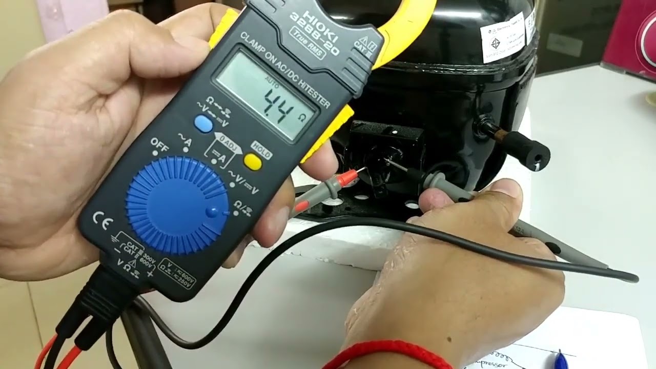 How to measuring resistant value LG refrigerator Inverter compressor