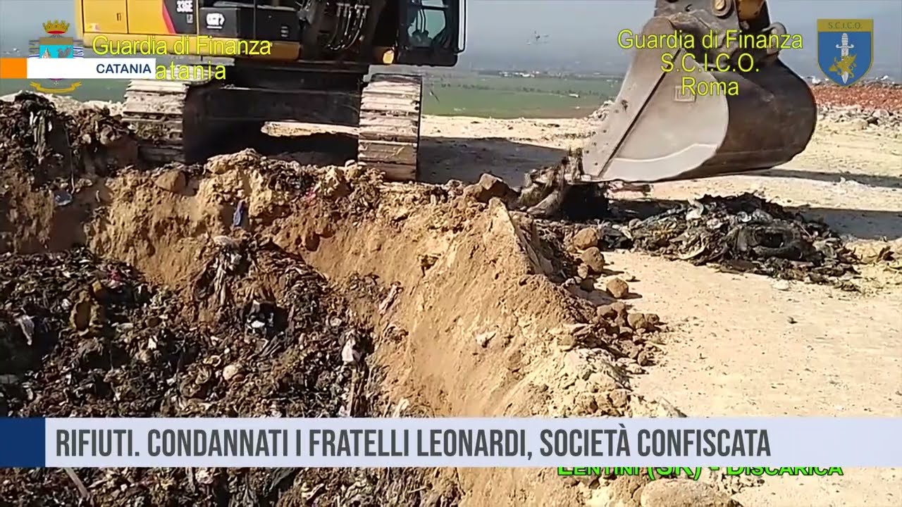 Catania. Rifiuti. Condannati i fratelli Leonardi, società confiscata