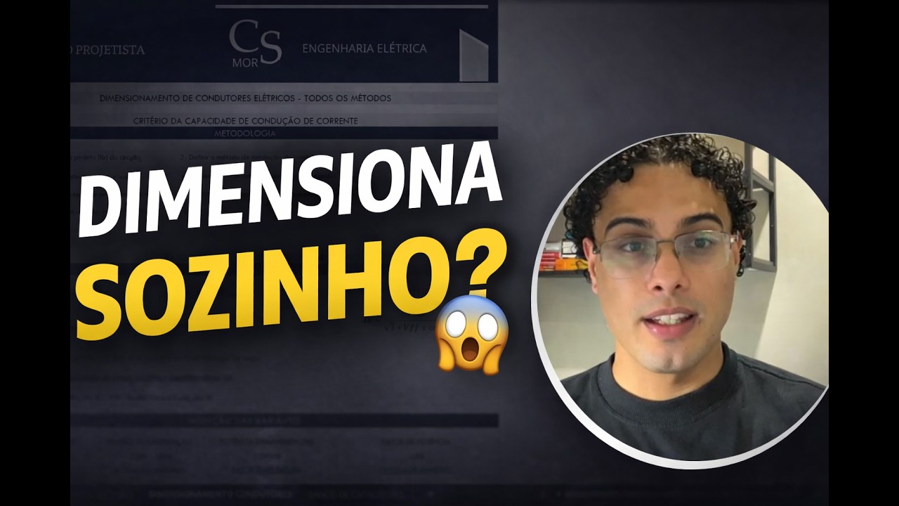 Dimensionamento de Condutores Automático | NBR 5410 na Prática!!