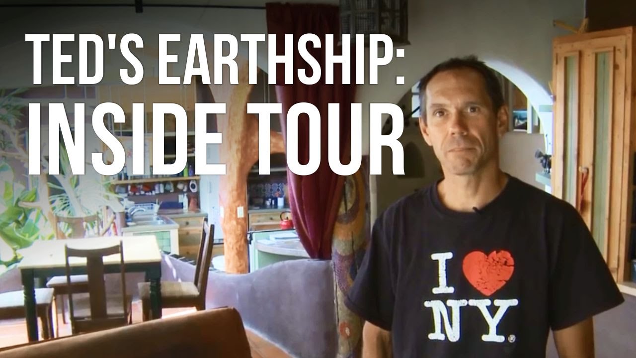 Inside Ted's Custom Earthship