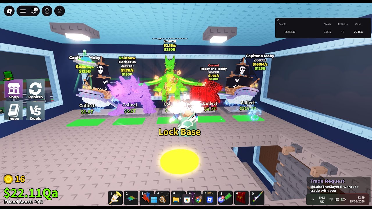 Trading and PvP in Steal a Brain Rot LIVE 🔴 | LF DRAGONS