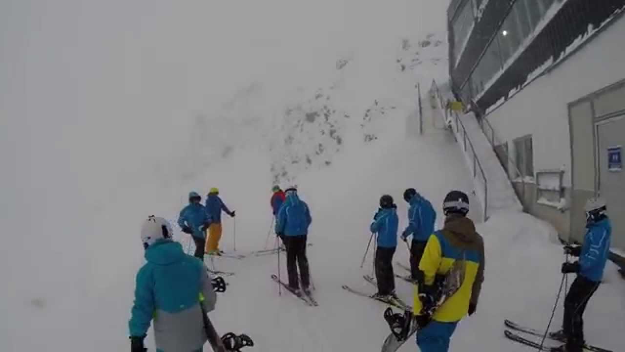 Stubaier Gletscher - start from the top of Schaufeljoch (3200 m)