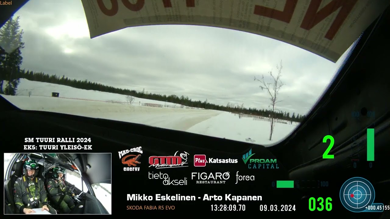 Mikko Eskelinen & Arto Kapanen - SM Tuuri Ralli 2024 EK5: Tuuri Yleis&ouml;-EK