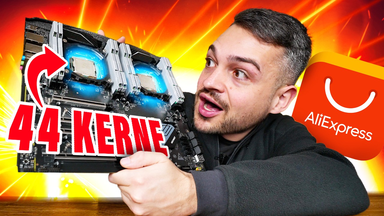 WTF!! Wir bauen den 44-Kern AliExpress Gaming PC... #GamingSchrott