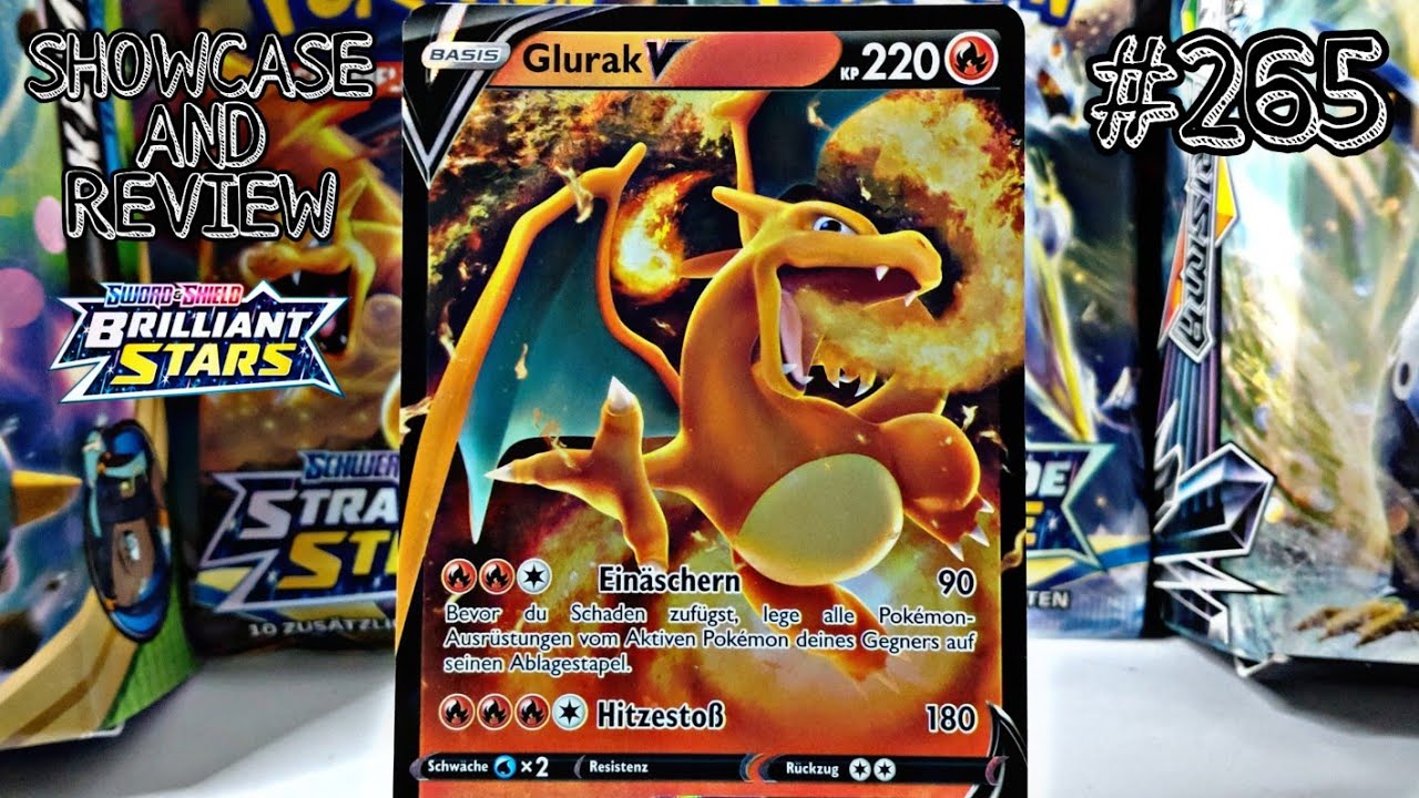 **NEW** #POKEMON TCG Showcase and Review of CHARIZARD V ** BRILLIANT STARS ** Nr. 17 of 172