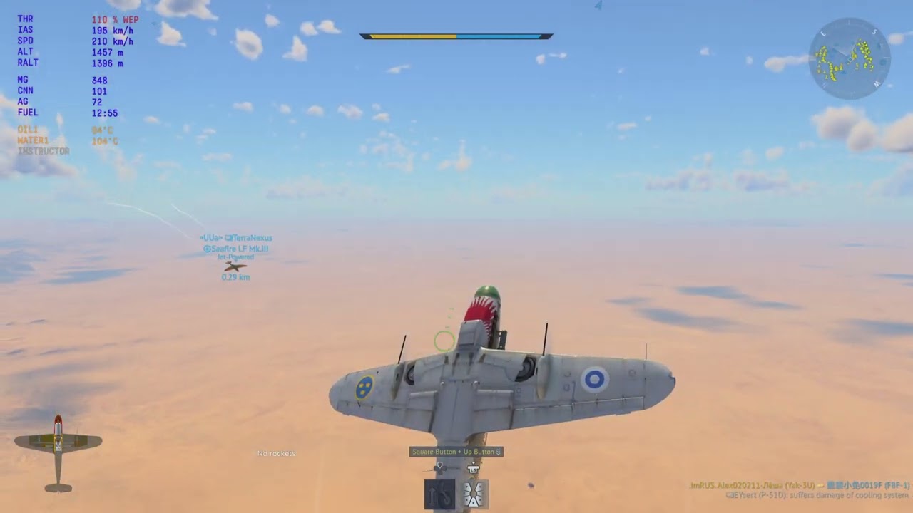 War Thunder bf109g6/ace