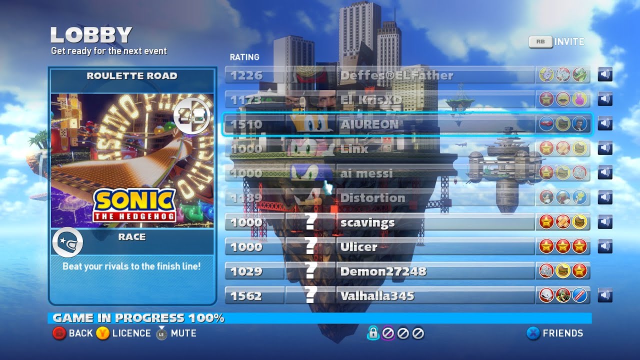 Sonic & All-Stars Racing Transformed (PC) - Online Multiplayer 2023