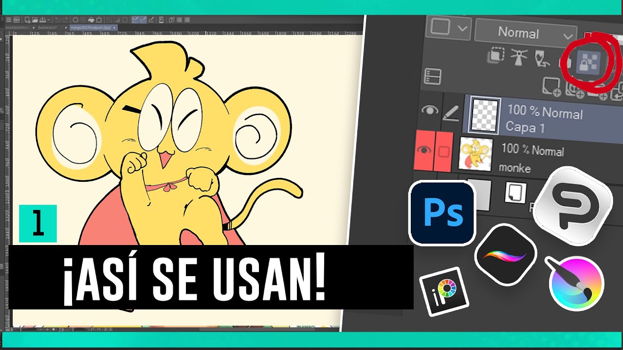 C&oacute;mo dibujar en digital✨Todo Acerca De Capas