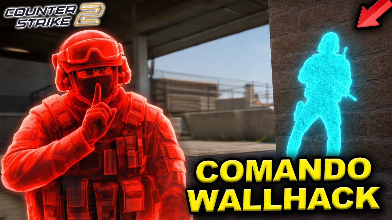 COMANDO DE WALLHACK NO CS2 - 3 opções definitivas