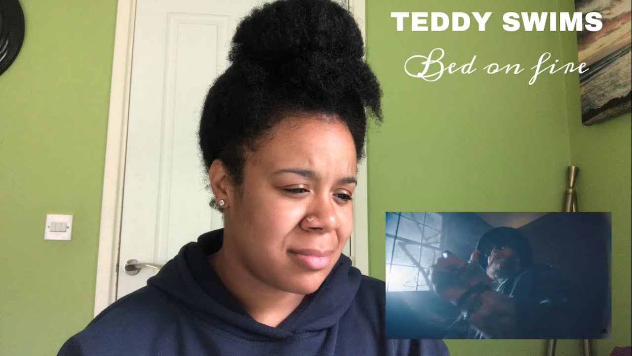 Teddy Swims- Bed on fire | REACTION!!!