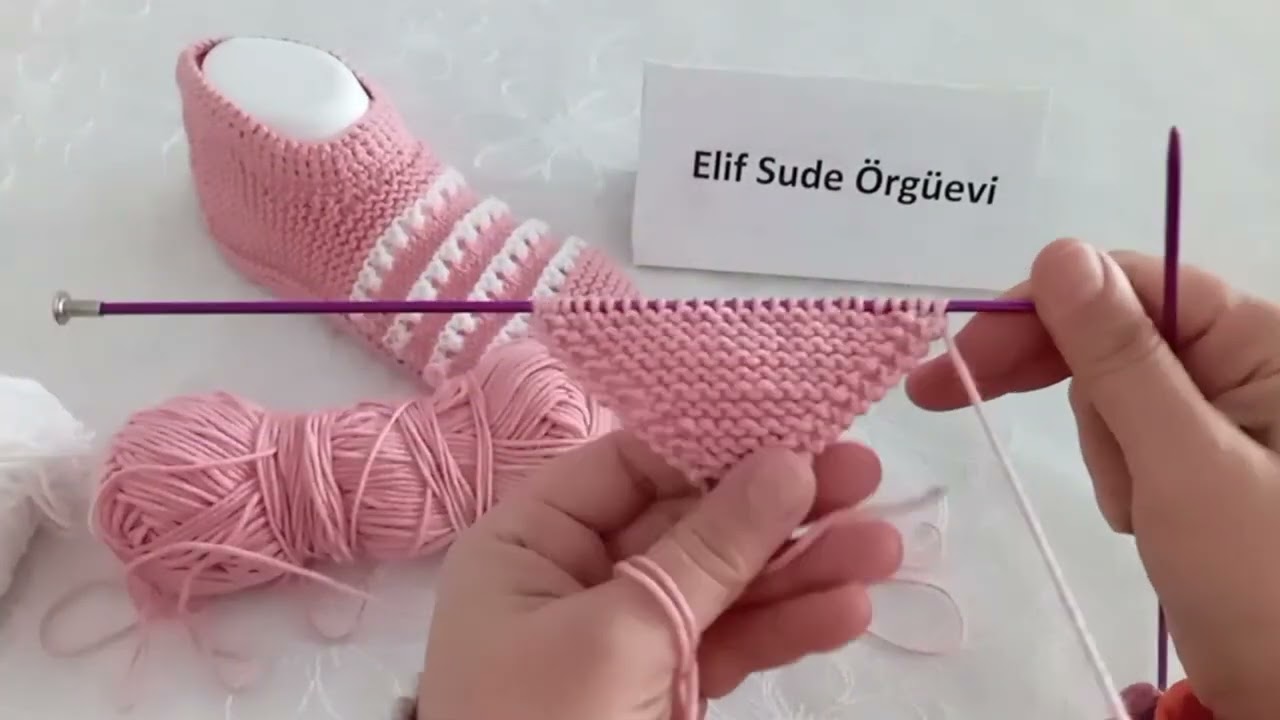 BU PATİĞE BAYILDIM✅İKİ ŞİŞ DİKİŞSİZ PATİK MODELİ✅ DETAYLI ANLATIMI İLE ÇEYİZLİK PATİK MODELİ✅