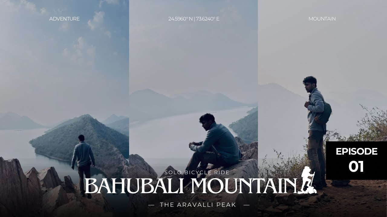 BAHUBALI HILL MOUNTAIN | SOLO BIKE RIDE | THE ARAVALI PEAK ￼| #udaipur #bicycle #soloride 