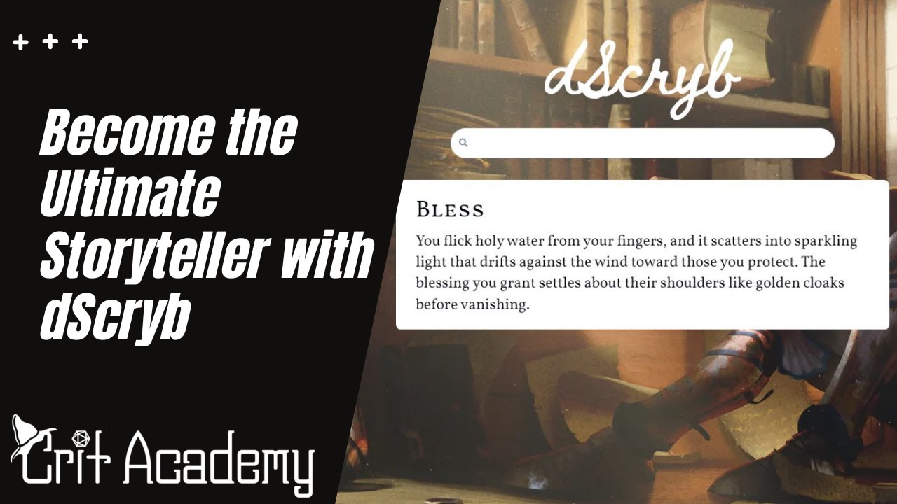 Become the Ultimate Game Master & Storyteller with dScryb