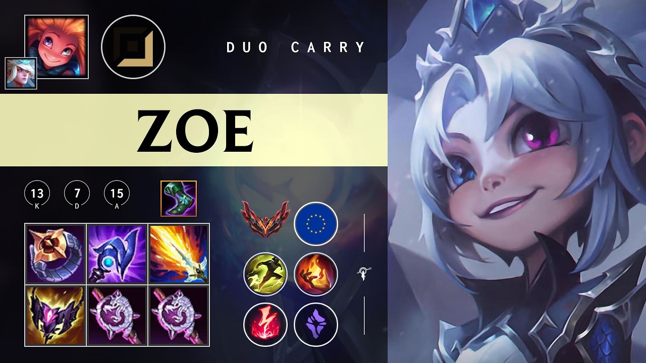 Zoe Carry vs Aurelion Sol - EUW Grandmaster Patch 26.03