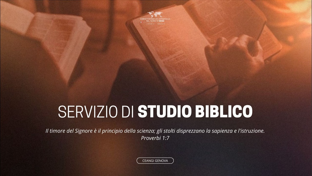 Servizio di Studio Biblico | 10.03.2026