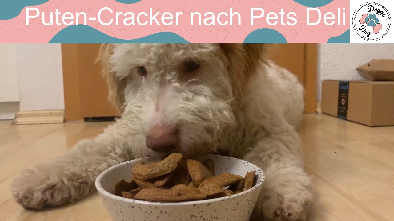 Puten-Cracker nach einem Rezept von Pets Deli