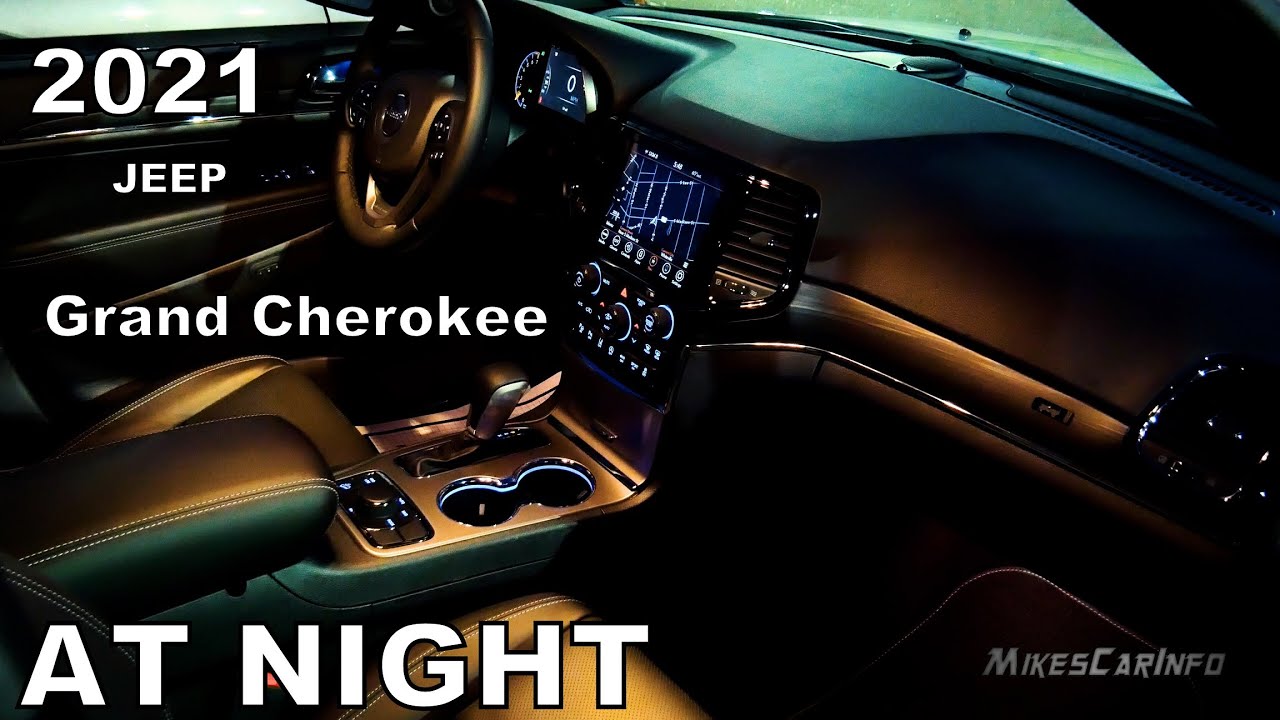 👉 AT NIGHT: 2021 Jeep Grand Cherokee + Night Drive