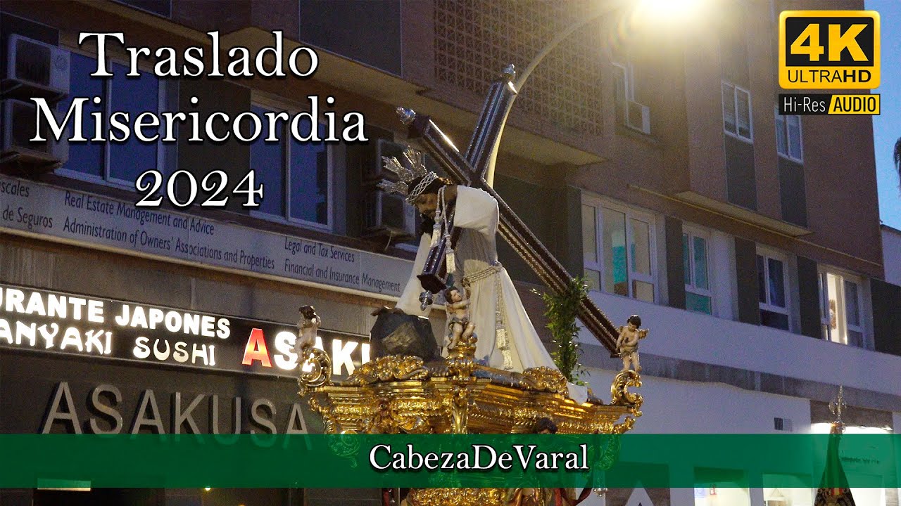 TRASLADO MISERICORDIA MÁLAGA 2024 AVENIDA DE LA AURORA