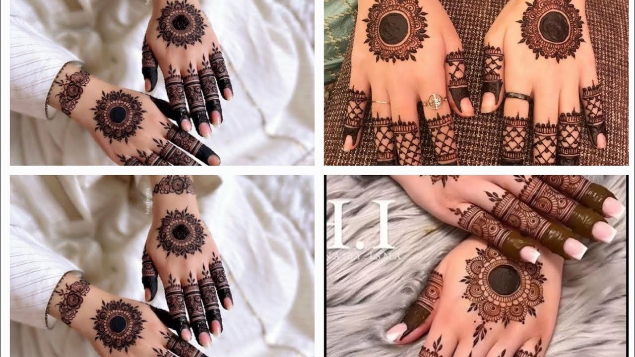 Mehndi tikha designs |Beautiful mehndi tikha designs 