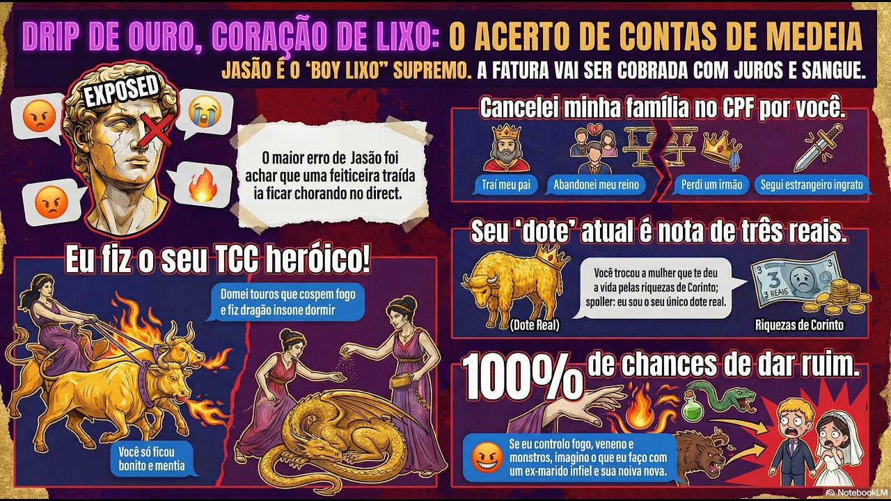 🔥Medeia a Jasão: O Preço da Traição