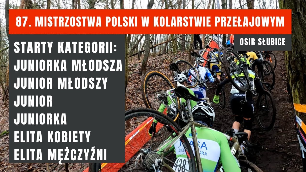 Starty wszystkich kategorii | SKRÓT | 87. Mistrzostwa Polski w kolarstwie przełajowym 2024, Słubice