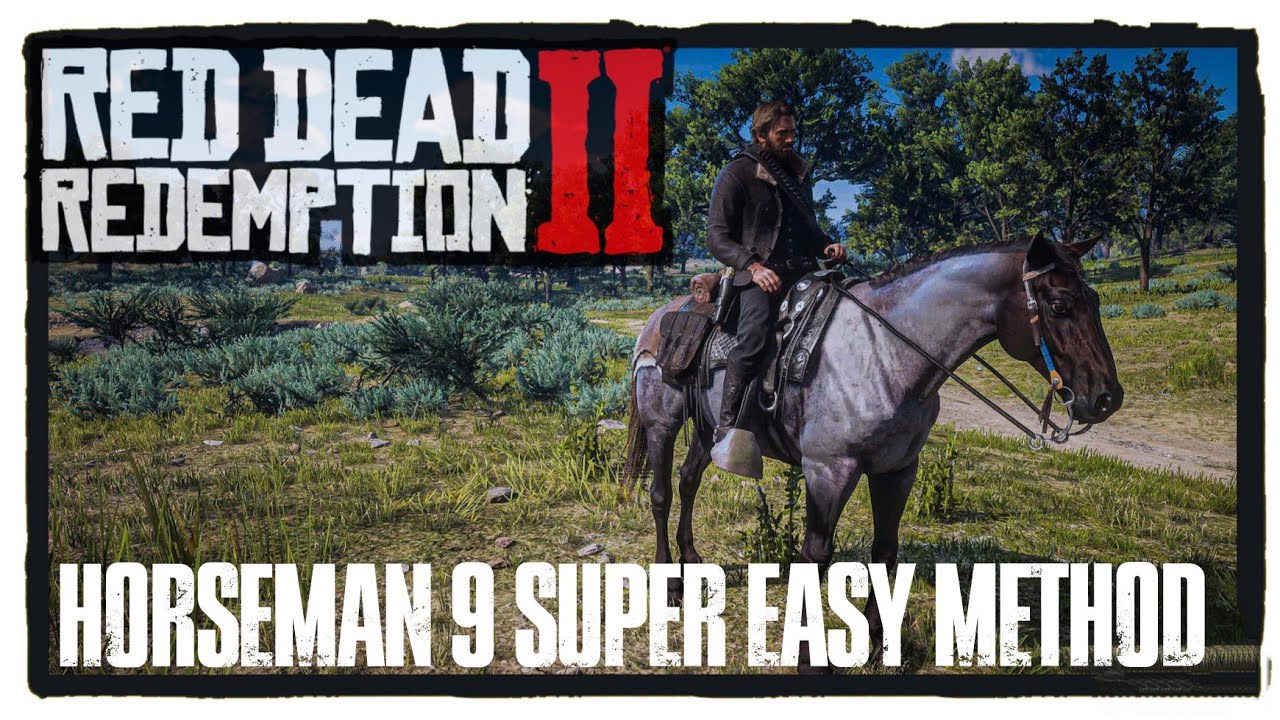 RDR2 Horseman 9 - Van Horn to Blackwater - SUPER EASY ROUTE under 8 Minutes