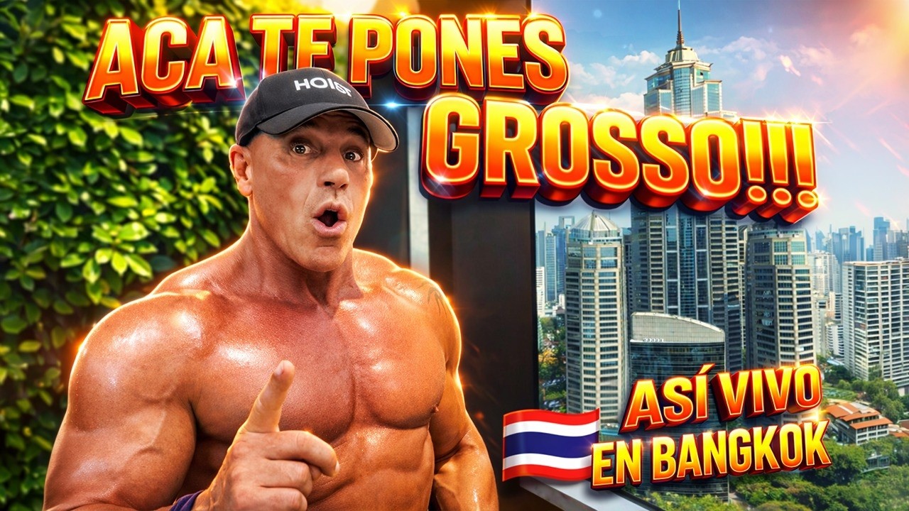 VIVIR, COMER Y ENTRENAR EN UN DEPARTAMENTO EN BANGKOK.PORQUE ES EL LUGAR IDEAL PARA UN CULTURISTA?