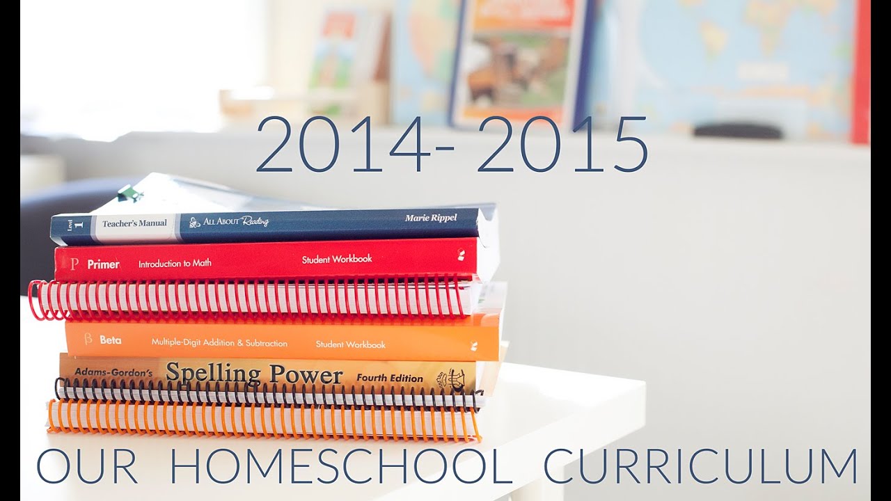 Homeschool Curriculum 2014-2015
